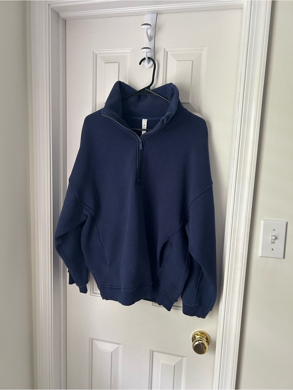 lululemon athletica Navy Quarter-Zip Pullover